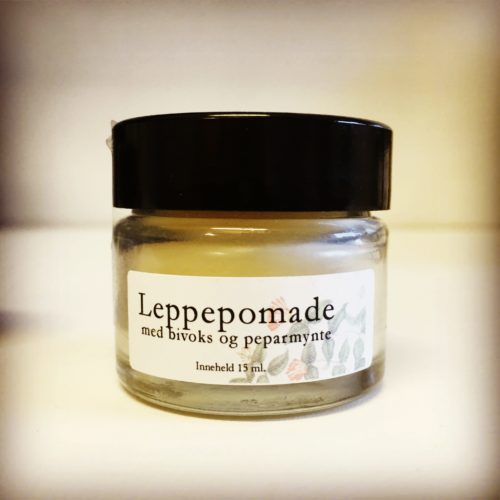 Leppepomade med peparmynte