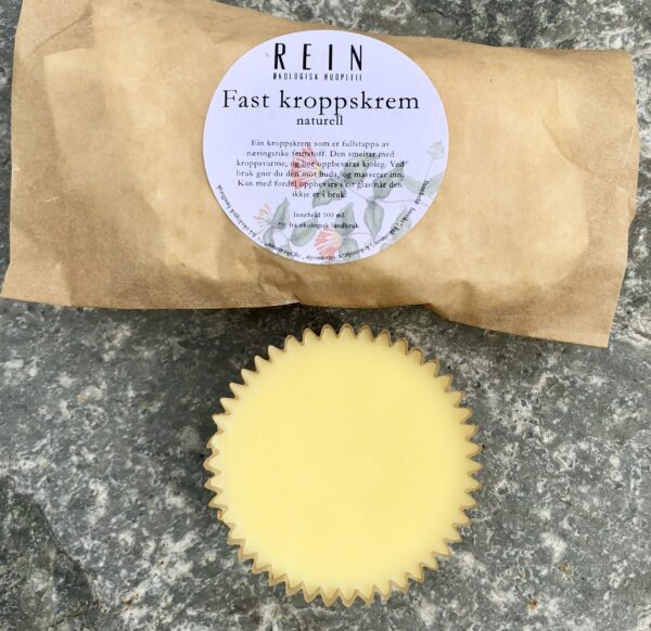 Fast kroppskrem - Naturell
