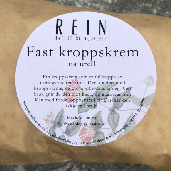 Fast kroppskrem - Naturell - Image 3