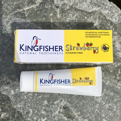 Kingfisher tannkrem - jordbær uten fluor